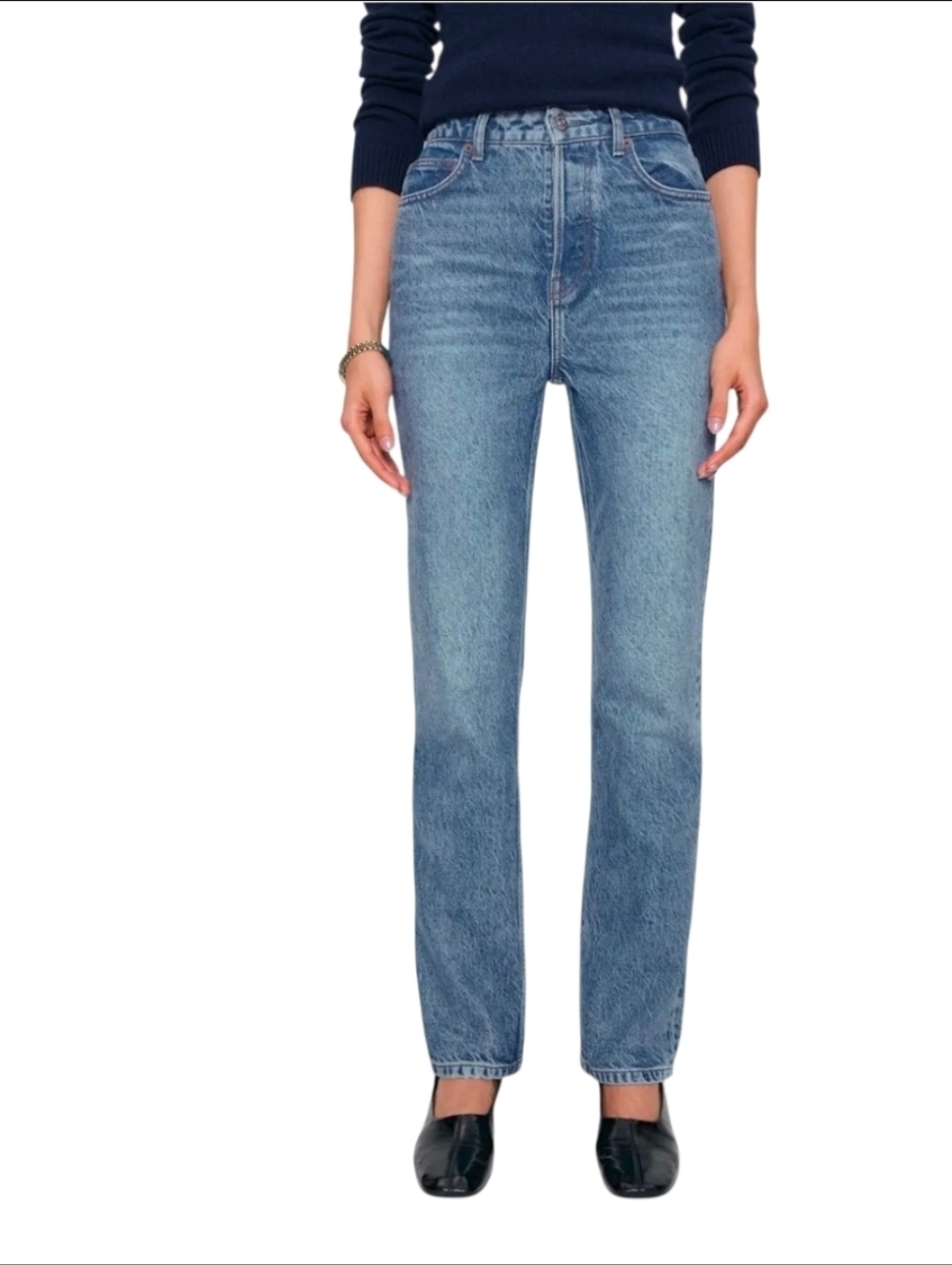 REFORMATION CYNTHIA HIGH RISE STRAIGHT JEANS 29